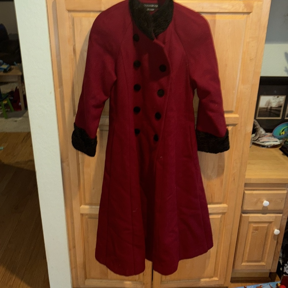 Donnybrook Chic Red Double-Breasted Coat - image 2